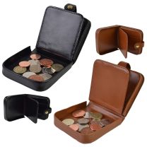 Mens Gents Top Quality Leather Square Coin Tray by Golunski Purse