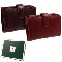 Ladies Top Quality Italian Leather Purse/Wallet by Visconti; Monza Gift Boxed